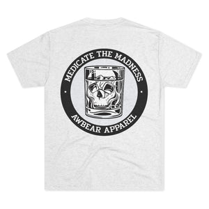 Medicate the Madness - Men's Tri-Blend Crew Tee